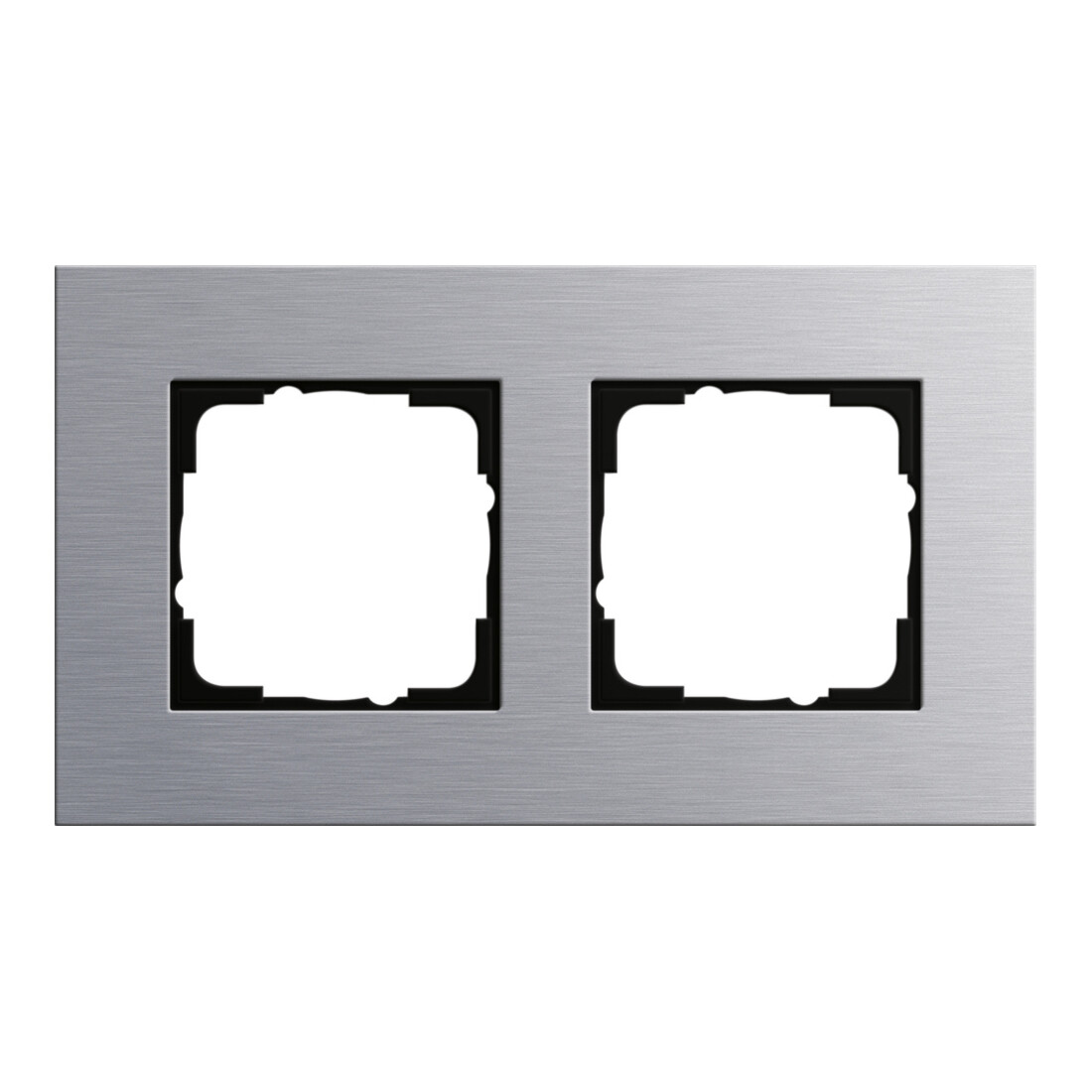Gira Cadre de recouvrement 2f. alu Esprit 021217