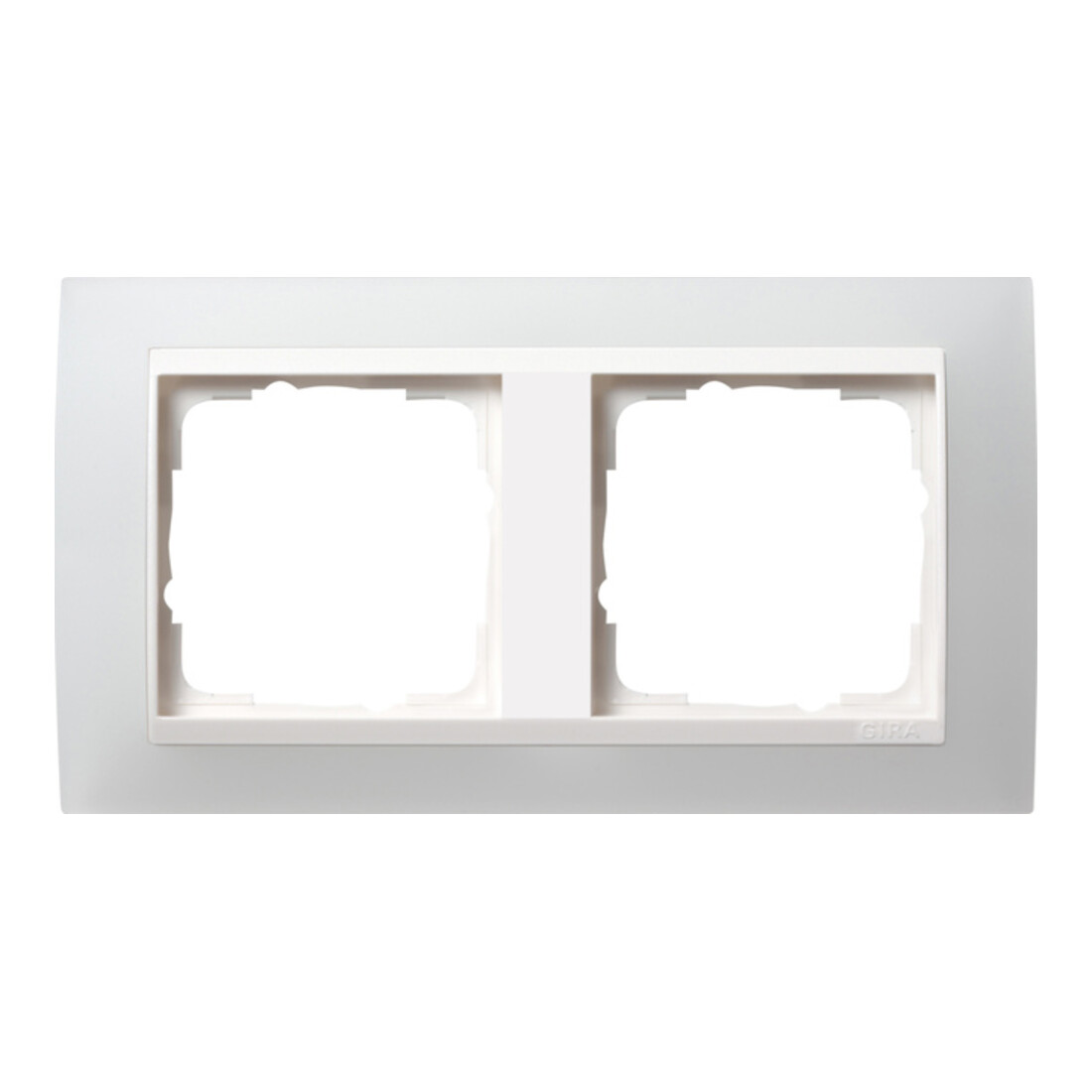 Gira Cadre de recouvrement 2f. opaque blanc pour rws Event 0212334