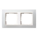 Gira Cadre de recouvrement 2f. opaque blanc pour rws Event 0212334