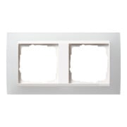 Gira Cadre de recouvrement 2f. opaque blanc pour rws Event 0212334-3