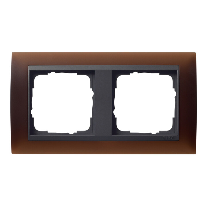 Gira Cadre de recouvrement 2f. opaque dbr 021213