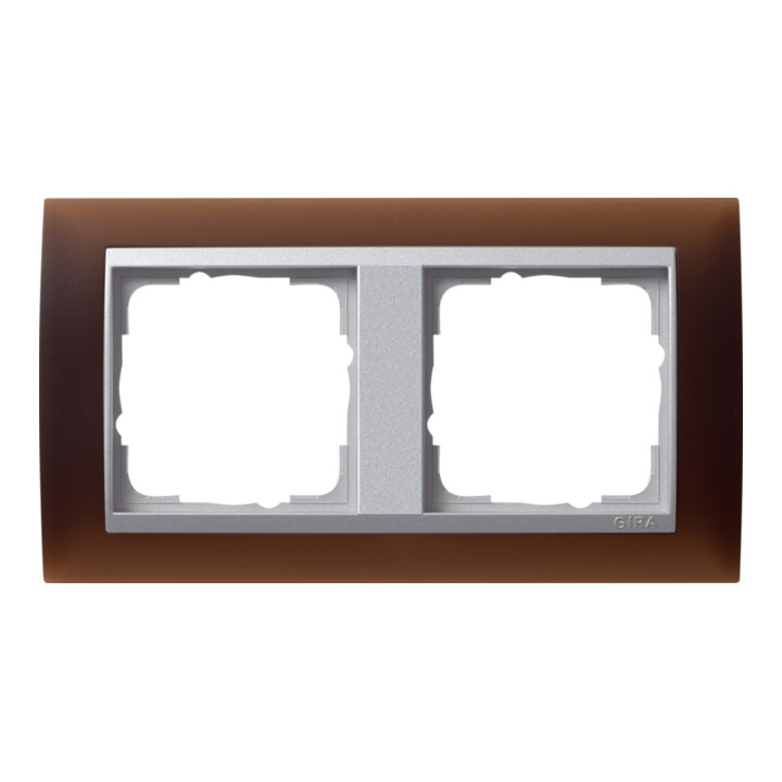 Gira Cadre de recouvrement 2f. opaque dbr 021259