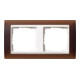 Gira Cadre de recouvrement 2f. opaque dbr pour rws Event 0212331