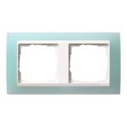 Gira Cadre de recouvrement 2f. opaque menthe pour rws Event 0212395-1
