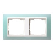 Gira Cadre de recouvrement 2f. opaque menthe pour rws Event 0212395-3