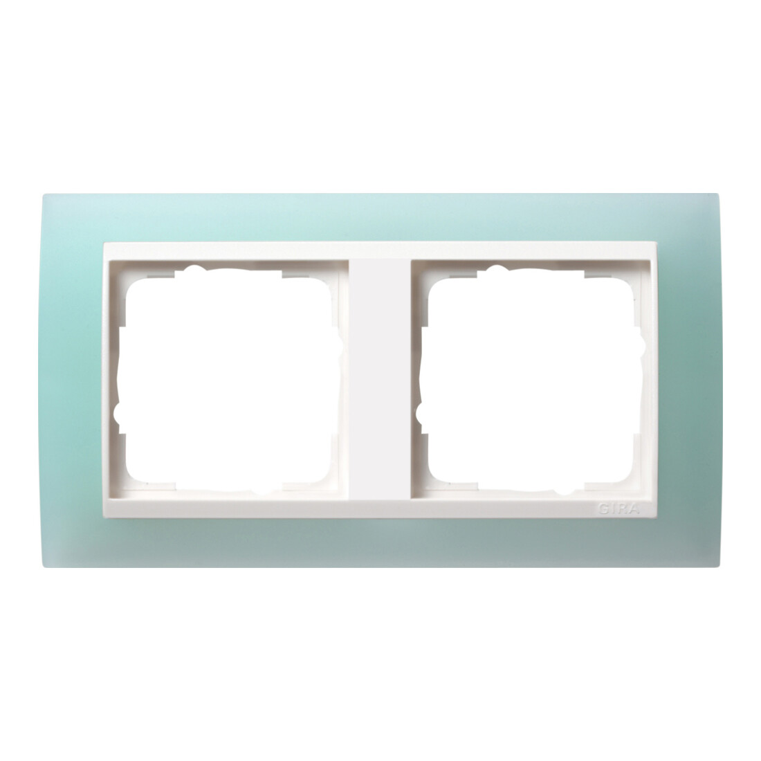 Gira Cadre de recouvrement 2f. opaque menthe pour rws Event 0212395