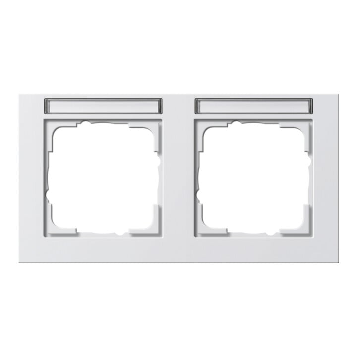 Gira Cadre de recouvrement 2f. rws horizontal, résistant aux chocs 109229