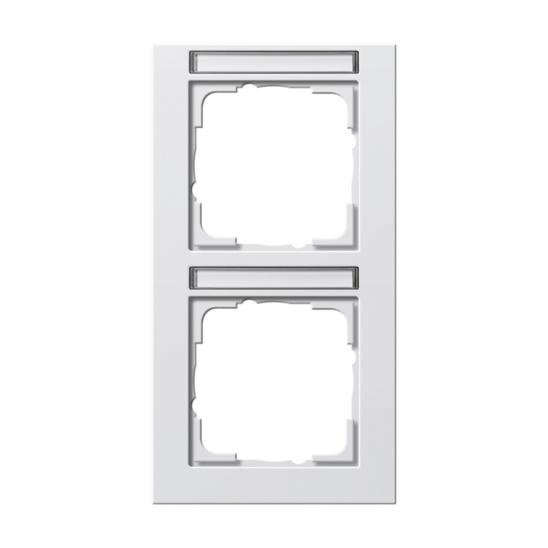 Gira Cadre de recouvrement 2f. rws/mat vertical, brisé 110222