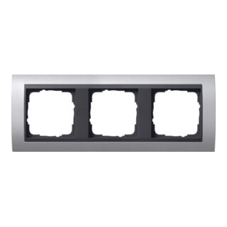 Gira Cadre de recouvrement 3f. alu pour anth.ZL, incassable 021306