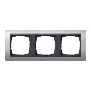 Gira Cadre de recouvrement 3f. alu pour anth.ZL, incassable 021306-1