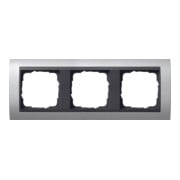 Gira Cadre de recouvrement 3f. alu pour anth.ZL, incassable 021306-3