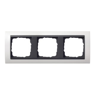 Gira Cadre de recouvrement 3f. incassable anthracite ZL 021307