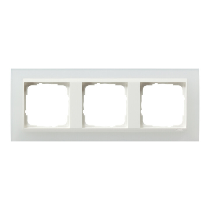 Gira Cadre de recouvrement 3f. opaque blanc pour rws Event 0213334