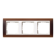 Gira Cadre de recouvrement 3f. opaque brun foncé pour rws Event 0213331-1