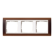 Gira Cadre de recouvrement 3f. opaque brun foncé pour rws Event 0213331-3