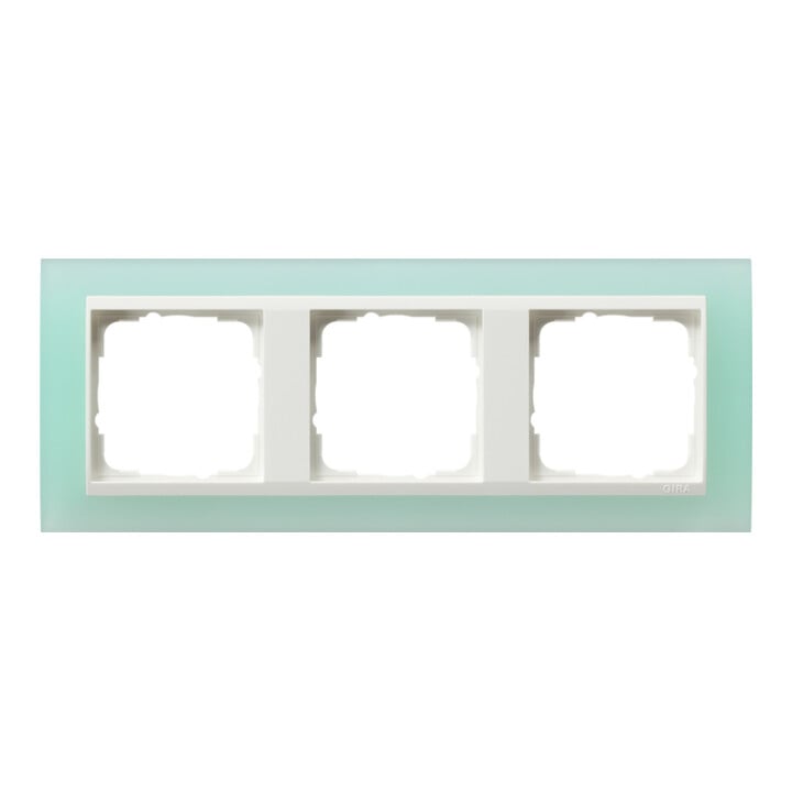 Gira Cadre de recouvrement 3f. opaque menthe pour rws Event 0213395