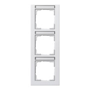 Gira Cadre de recouvrement 3f. rws/mat vertical, résistant aux chocs 110322-1