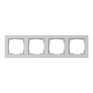 Gira Cadre de recouvrement 4 fois gris 021437