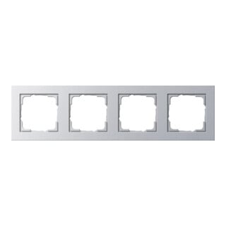 Gira Cadre de recouvrement 4f. alu E2 021425