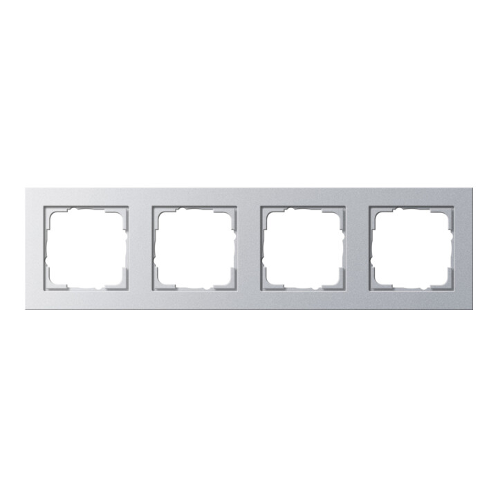 Gira Cadre de recouvrement 4f. alu E2 021425