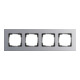 Gira Cadre de recouvrement 4f. alu Esprit 021417
