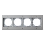 Gira Cadre de recouvrement 4f. alu TX44 021465-1