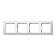 Gira Cadre de recouvrement 4f. opaque blanc pour rws Event 0214334-1