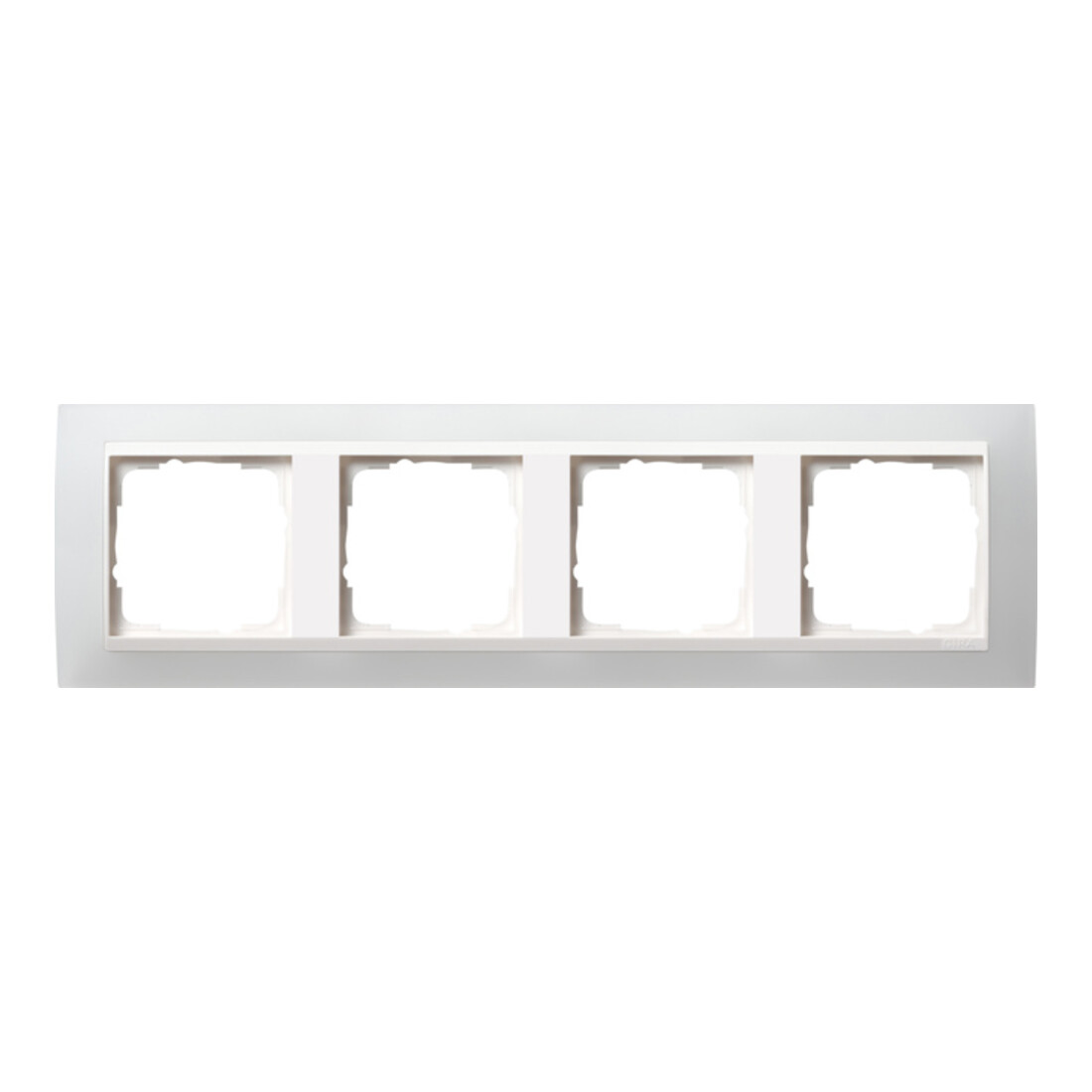 Gira Cadre de recouvrement 4f. opaque blanc pour rws Event 0214334
