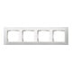 Gira Cadre de recouvrement 4f. opaque blanc pour rws Event 0214334