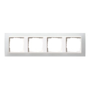 Gira Cadre de recouvrement 4f. opaque blanc pour rws Event 0214334-3