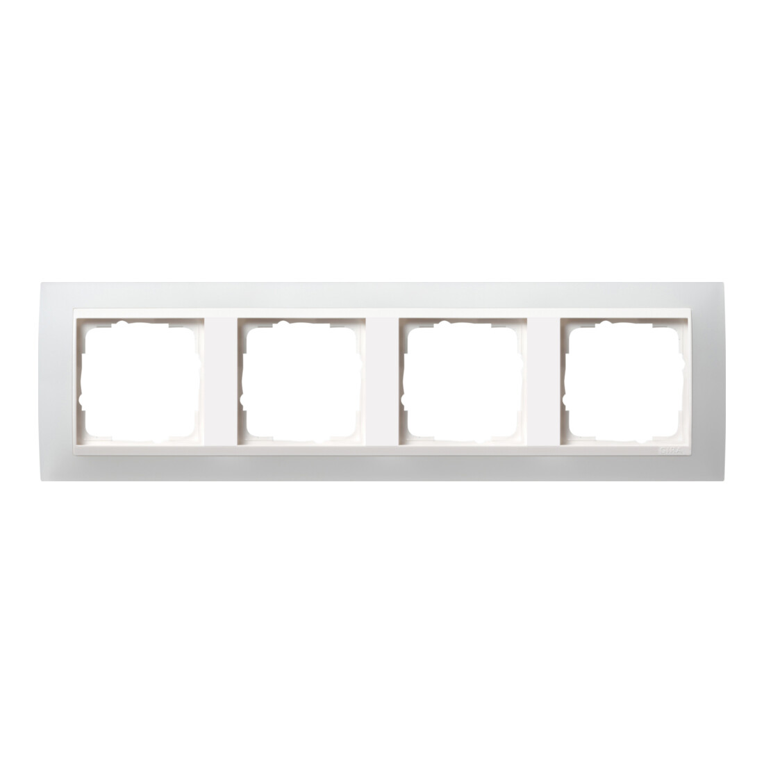 Gira Cadre de recouvrement 4f. opaque blanc pour rws Event 0214334