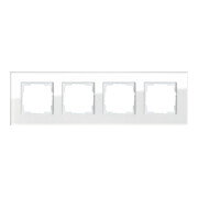 Gira Cadre de recouvrement 4f. verre blanc 021412-1