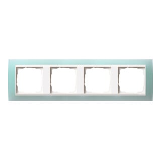 Gira Cadre de recouvrement 4x opaque menthe pour rws Event 0214395