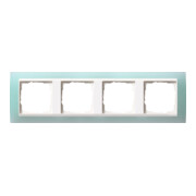 Gira Cadre de recouvrement 4x opaque menthe pour rws Event 0214395-1