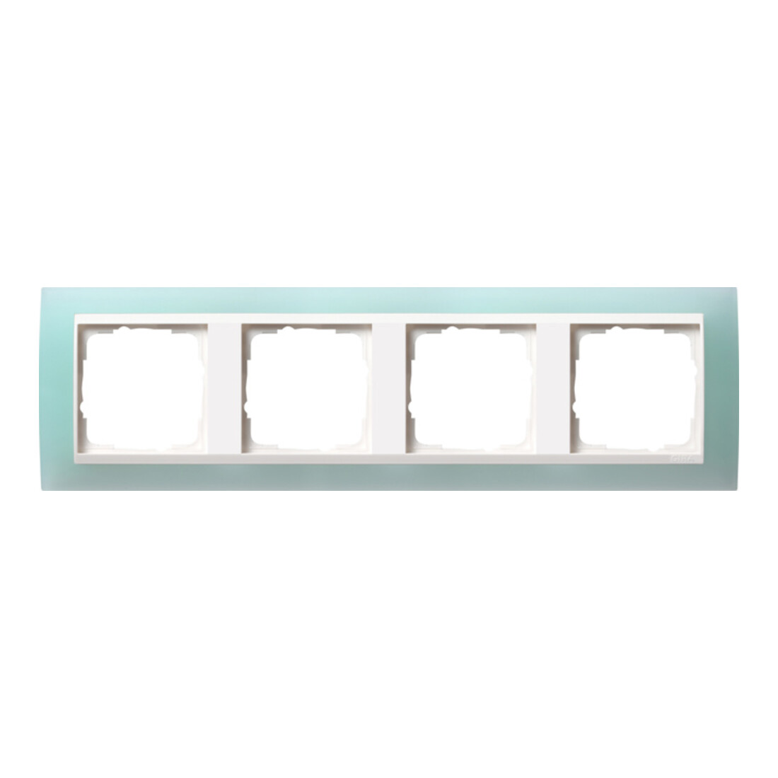 Gira Cadre de recouvrement 4x opaque menthe pour rws Event 0214395