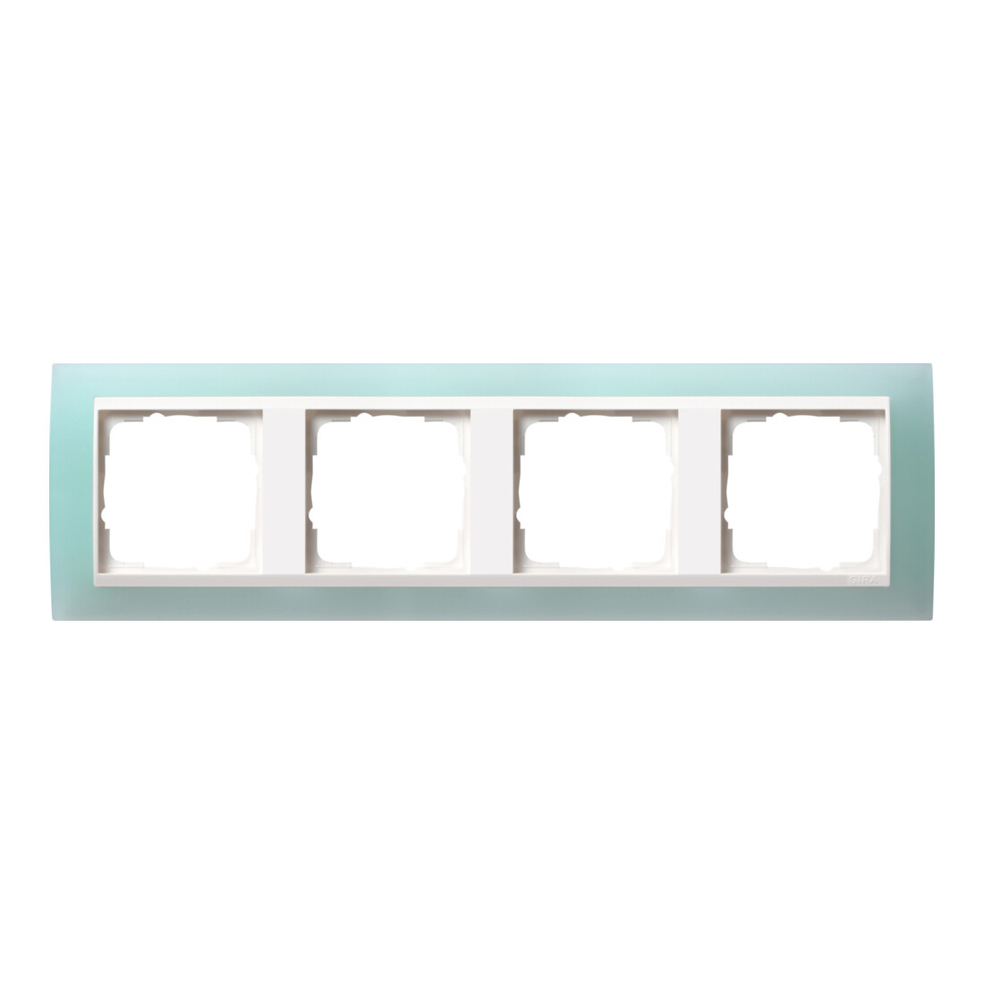 Gira Cadre de recouvrement 4x opaque menthe pour rws Event 0214395