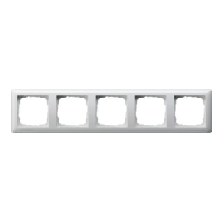 Gira Cadre de recouvrement 5 fois avec protection contre la casse rws-gl 021503