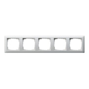 Gira Cadre de recouvrement 5 fois avec protection contre la casse rws-gl 021503-1