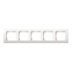 Gira Cadre de recouvrement 5 fois pur blanc Event 0215803