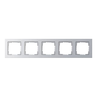 Gira Cadre de recouvrement 5f. alu E2 021525