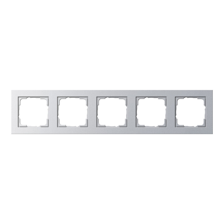 Gira Cadre de recouvrement 5f. alu E2 021525