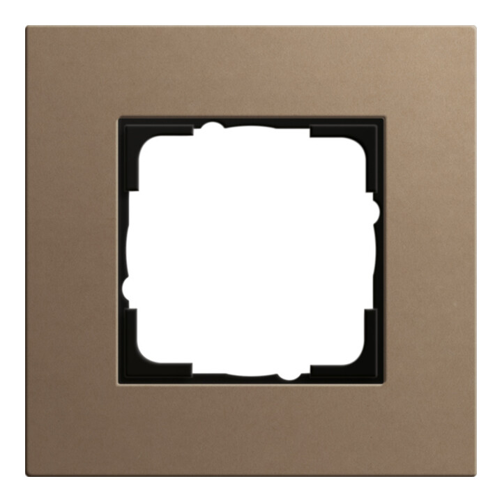 Gira Cadre de recouvrement simple marron clair 0211221