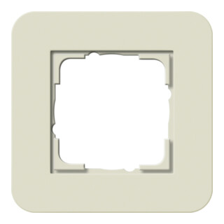 Gira Cadre de recouvrement simple Sable/Blanc pur 0211417