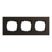Gira Cadre de recouvrement triple aluminium brun 0213127-1
