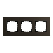 Gira Cadre de recouvrement triple aluminium brun 0213127-3