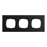 Gira Cadre de recouvrement triple aluminium noir 0213126-1
