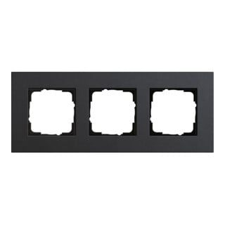 Gira Cadre de recouvrement triple anthracite 0213226