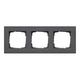 Gira Cadre de recouvrement triple anthracite 0213235