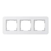 Gira Cadre de recouvrement triple Blanc pur/Blanc pur 0213410-1