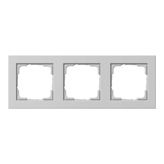 Gira Cadre de recouvrement triple E2 gris mat 021337